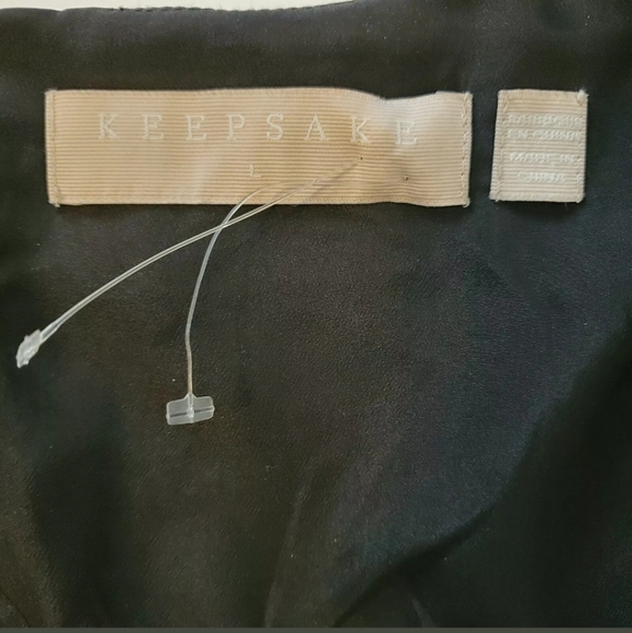 SOLD -NWOT KEEPSAKE Black Deep V Neck Mini Dress - Picture 5 of 6